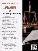 Tydzień prawniczy, zaproszenie.