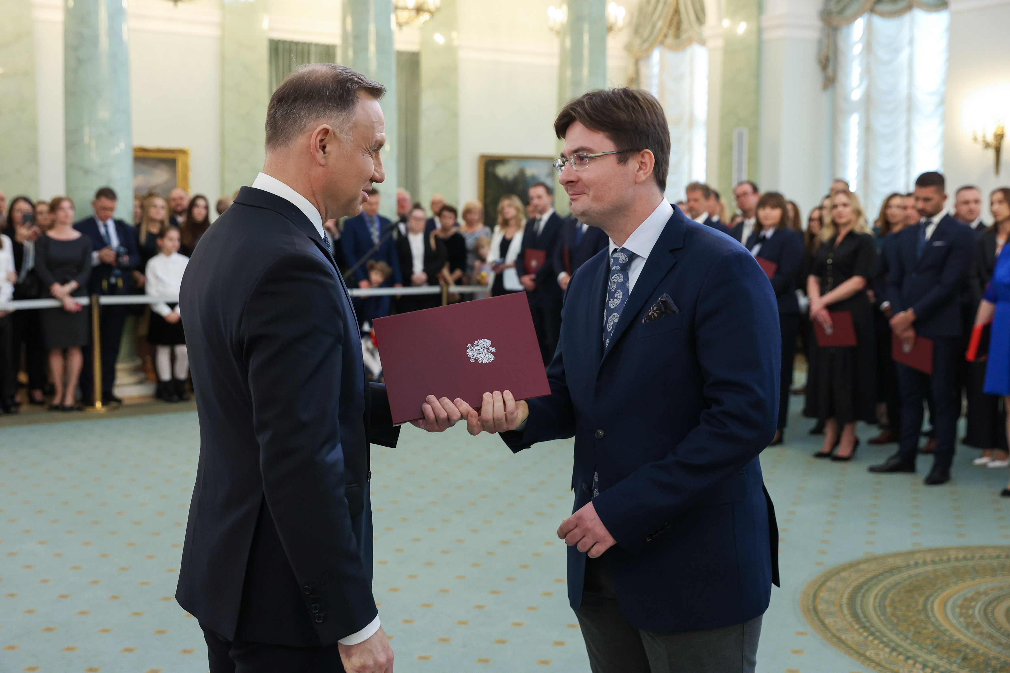 Wręczenie aktu powołania urzędu na stanowisku asesora sądowego